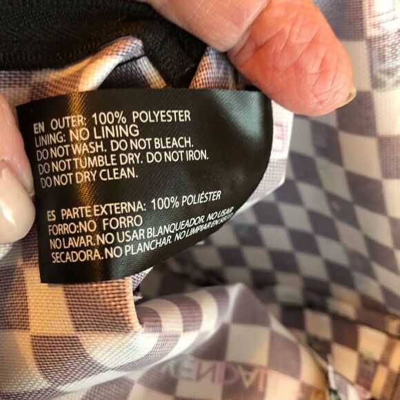 🎉HP🎉 KENDALL + KYLIE - NWOT - Mini Backpack in Black & WHITE Logo Check. - Picture 3 of 14